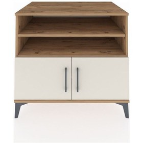 Resim Kronos Şifonyer 3 Raflı 2 Kapaklı 88x59x80 Çam-aytaşı Atlas Çam 