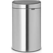 Resim Brabantia Çöp Kutusu Dokunmatik 40 lt Touch Bin Mat Steel 