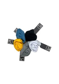 Resim Cloise Çocuk Basic T-shirt Kız Erkek Unisex %100 Pamuk 5'li Paket Ek-1 