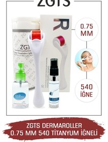 Resim Zgts Dermaroller 0.75 Mm Titanyum 540 Iğneli Derma Roller 