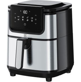 Resim Electrolux E6AF1-4ST Airfryer 8 Programlı LCD Ekranlı 4.5 L Sepet Kapasiteli Sıcak Hava Fritözü 
