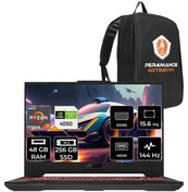 Resim Tuf Gaming A15 R7 7735HS 48 GB 256 GB SSD RTX4050/6 GB 144 Hz 15.6" FHD W11H LP051 & PER4 Çanta Asus