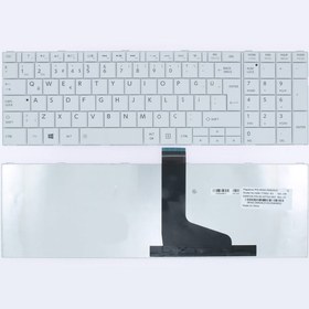 Resim Toshiba Satellite C855-1WZ Klavye Türkçe Beyaz 
