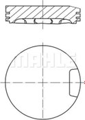 Resim MAHLE 0331300 Piston+Segman Komple-Std(Vw Golf 98-01 Passat 97-00 Audi A3 97-03 A4 98-01 Seat Leon 00-06)Adr-Agn 058107065M (WA249723) 