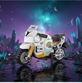 Resim Mey İthalat Lz-8624 Motorsiklet 120 Parça Block Oyuncak Mini Poşet 