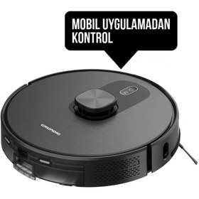 Resim Grundig Moplu Haritalamalı Akıllı Gçlü Robot Süpürge Islak Kuru 
