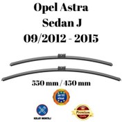 Resim Opel Astra Sedan J 2012 2013 2014 2015 Uyumlu Ön Cam Silecek Süpürgesi Takımı 700/600mm Silbak 