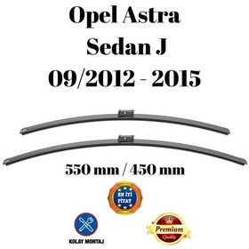 Resim Opel Astra Sedan J 2012 2013 2014 2015 Uyumlu Ön Cam Silecek Süpürgesi Takımı 700/600mm Silbak 