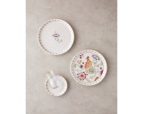 Resim UltraMint Renkli 18 Parça Seramik Pasta Seti, 6 Kişilik, Şık ve Kullanışlı 