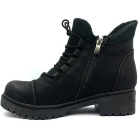 Resim PUNTO 237104 Siyah 5 Cm Fermuarlı Kadın Bot 