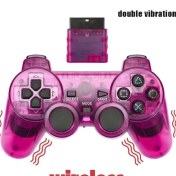 Resim Lalulala Mor Kablosuz-Siyah Kablolu Kumanda Oyunları Kablo Uzunluğu 180 cm Sony Ps2 Playstaion Için Kablolu Gamedpas Joystick Satış Yüksek Kalite (Yurt Dışından) 