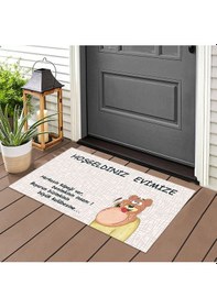 Resim Evimin Sahibi Kapı Önü Paspas Lovebug-t 