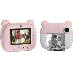 Resim Torima TRM-CMR14 Pembe Dijital Video Kayıt Fotoğraf Çocuk Kamerası Anlık Termal Resim Kağıt Baskılı Yazıcı 