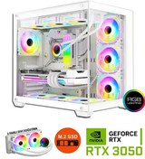 Resim DMC N294 (PUBG,GTA 5) Ryzen 7 5700,32gb Ram,1tb M2,rtx3050,sıvı Soğutmalı,oyuncu Masaüstü Bilgisayar 