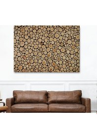 Resim Es10 -2560 Odun Kütükler Kanvas Tablo-5077 (35 x 50) 