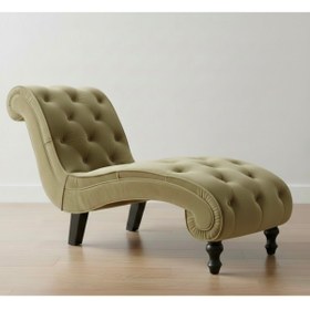 Resim Ebrar Home Design Lüks Kadife Kapitoni Uzanma Koltuğu - Modern Josephine Köşe Koltuk 