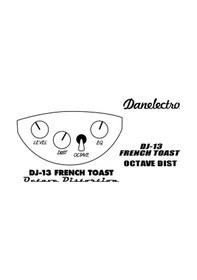 Resim Danelectro Dj-13 Frenc Toast Octava Distortion Pedalı 