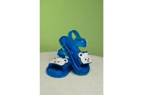 Resim Oksit Eva Işıklı Kaydırmaz Tabanlı Figürlü Unisex Çocuk Sandalet Terlik 