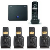 Resim Gigaset AS690 IP 6 Dahili Dect Telsiz Kablosuz Telefon Santrali Gigaset