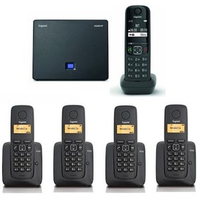 Resim Gigaset AS690 IP 6 Dahili Dect Telsiz Kablosuz Telefon Santrali 