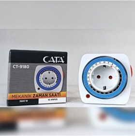 Resim abnturk Prizli Mekanik Zaman Saati Ayarlanabilir Timer Saati 