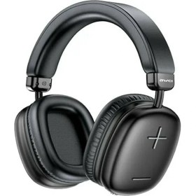 Resim Digital Computer Home Aweı At6 Kablosuz Bluetooth Oyun Kulaklığı 3.5mm Aux Kablolu Kulaklık Kulaklık-Siyah (Yurt Dışından) 