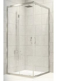 Resim Durul Duşakabin 70X70 Cm Parlak Profil Şeffaf 5Mm H:190 Şeffaf 