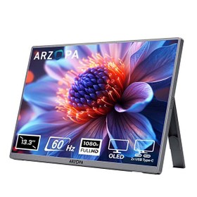 Resim Arzopa A3C Pro 13.3" 1920x1080 60Hz Type-C Taşınabilir FHD OLED Monitör 