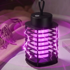 Resim Petinka® Otomatik Akıllı Sivrisinek Öldürme Lambası Şarj Elektrik Çarpması Sivrisinek Kovucu Lamba Öldürmek Masaüstü Duvar Asmak Sinek Kıran Y20 