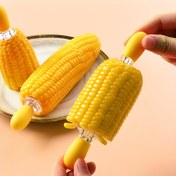 Resim Paslanmaz Çelik Mısır Çatalı Ergonomik Saplı - Dayanıklı, Gıda Güvenli BBQ ve Meyve Çubuğu İçin Kolay Kullanım İçin Çubuk İçi, Mısır İşleme Aracı | Ergonomik Tutuş | Paslanmaz Çelik Çatal Uçları 