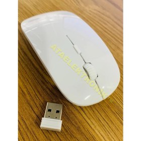 Resim Ata Elektronik Kablosuz SLİM Sessiz MOUSE 2.4g LAPTOP NOTEBOOK TV BOX TVBOX uyumlu PİLLE ÇALIŞIR 