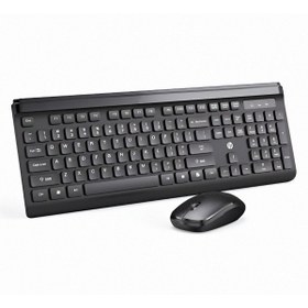 Resim HP CS500 Kablosuz 2.4ghz Türkçe Q Klavye & Mouse Set Siyah (Ramwhite Türkiye Garantili) 