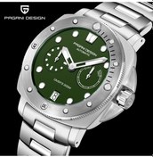 Resim Pagani Design Erkek 200m Su Geçirmez Çelik Saat Otomatik Mekanik Saat 41mm Safir Kristal Cam Yeşil 