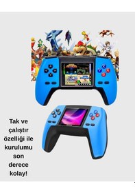 Resim Nostaljik Mini Gamepad 520 Hazır Oyun, Tak Ve Oyna 