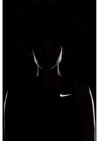 Resim Nike Running Miler Run Training Tank Top Antreman Koşu Atleti Siyah 