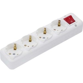 Resim FAR KLM LARA SERİSİ - 4 LÜ ANAHTARLI GRUP PRİZ ( KABLOSUZ ) 