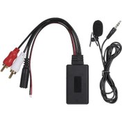 Resim Bt O Müzik Adaptörü Bt Modülü Rca Mikrofon Adaptörü Eller- Alpine Pioneer 2rca Radyo İçin Mikrofon Değişimi 