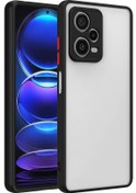 Resim Redmi Note 12 Pro Plus 5g Kılıf Tchs Hux Kapak - Siyah Siyah 