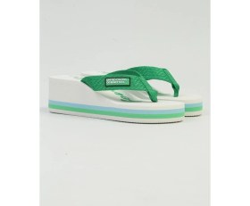 Resim Bags Shoes United Colors Of Benetton BN-10218 Kadın Yüksek Dolgu Taban Parmak Arası Premium Terlik 