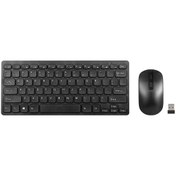 Resim TahTicMer Hometech Mıd-702 Kablosuz Wireless Taşınabilir Klavye Mouse Set Q Klavye 