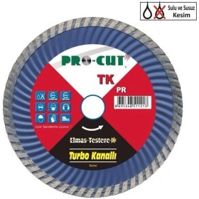 Resim Procut Tk 180 mm Turbo Kanallı Elmas Testere 