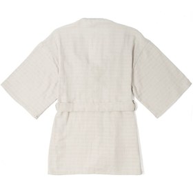 Resim Müslin Çocuk Kimono Bornoz - Cotton Grey - 4 Yaş 