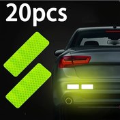 Resim Dashanshop 20 Parça Lınenpa Süper Parlak Reflektif Yelek Çantası Floresan Yeşil 