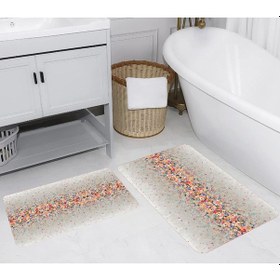 Resim Rovigo Home Dijital Baskılı 2'li Banyo paspas Takımı RVG5240 Çok Renkli 