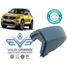 Resim T-Roc 2018-2021 Ön Sol Dış Kapı Kolu Kapağı Bademi 5G1837879D 