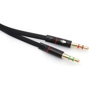 Resim Q-A12 3.5mm RCA Dişi => Mikrofon Kulaklık 0.15mm Çevirici Qport