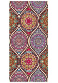 Resim Suntek Çiçek Statik Streç Vitray Cam Filmi Gizlilik Buzlu 9 