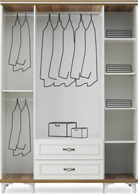 Resim Çınar 4 Kapılı Dolap 