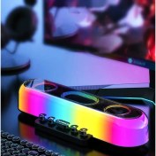 Resim Newnet Lg445 - Rgb Bilgisayar Hoparlör - Şarjlı Taşınabilir Bluetooth Hoparlör - Fm Radyo 