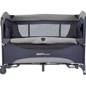 Resim Kraft Siena Anne Yanı Oyun Parkı 70x110 Cm Light Grey-11905 Standart 